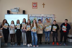 Uczniowie ze Szkoły Podstawowej w Bebelnie Wsi